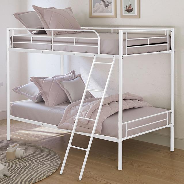 Hector Twin/Twin Metal Bunkbed - Furniture 4 Less Outlet (Salinas,CA)