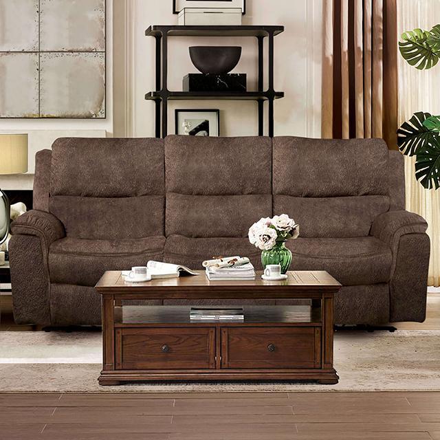 HENRICUS Sofa, Dark Brown - Furniture 4 Less Outlet (Salinas,CA)