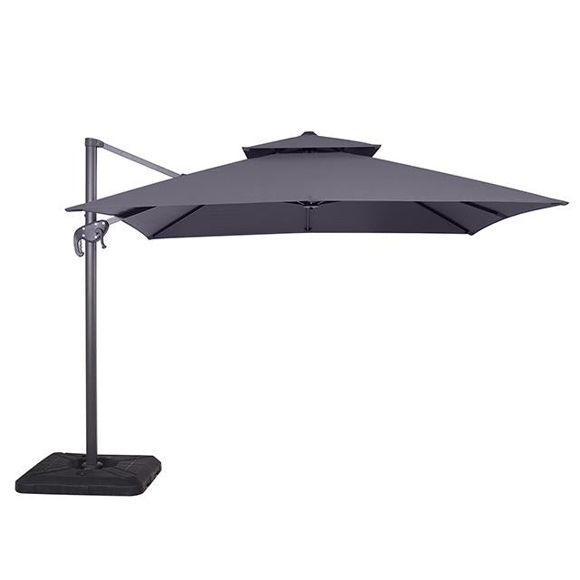 Hero 10 Ft Square Umbrella w/ Double Top + 37" Large Base - Furniture 4 Less Outlet (Salinas,CA)