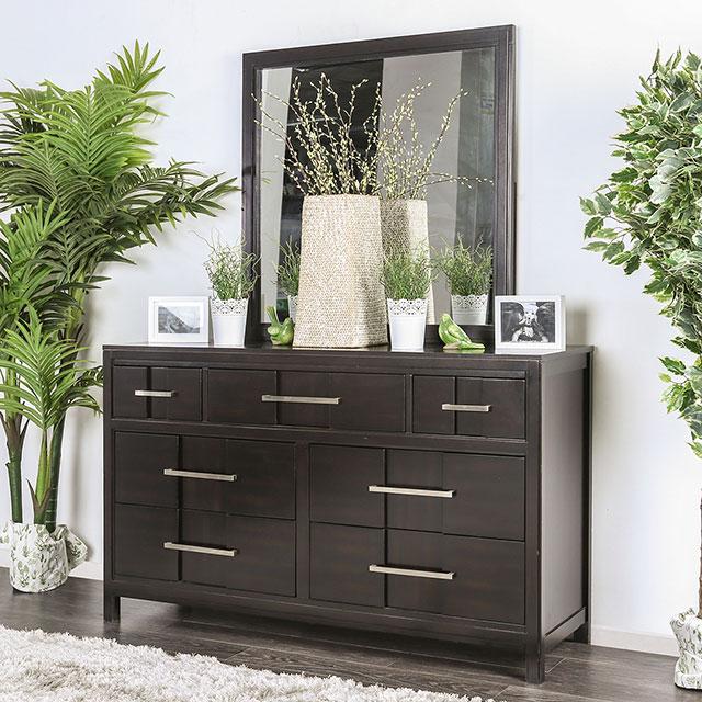 Berenice Dresser White, Gray, & Espresso - Furniture 4 Less Outlet (Salinas,CA)