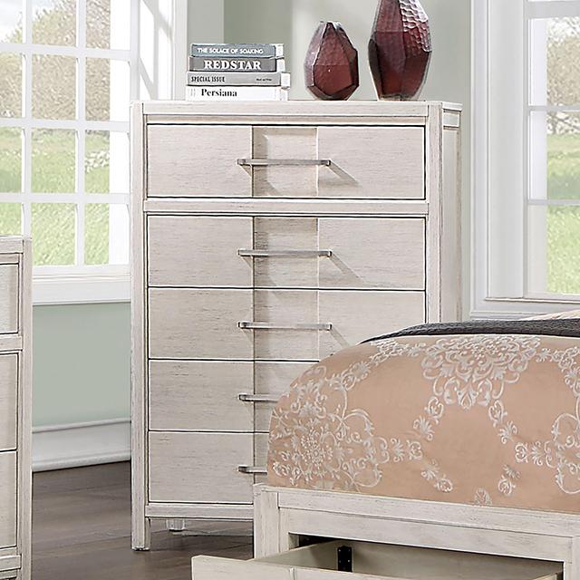 Berenice Chest Gray, White, & Espresso - Furniture 4 Less Outlet (Salinas,CA)