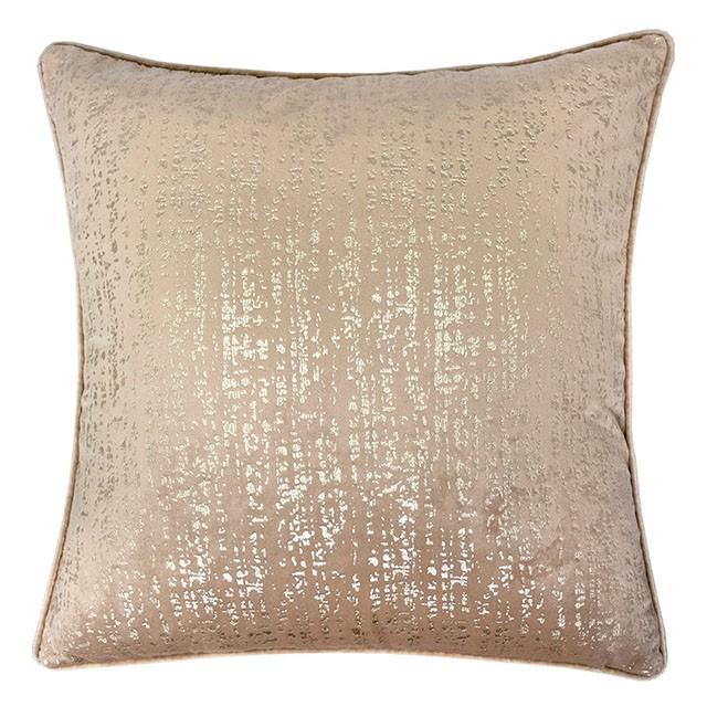 Belle Beige 20" X 20" Pillow, Beige, Multi, Purple, Red - Furniture 4 Less Outlet (Salinas,CA)