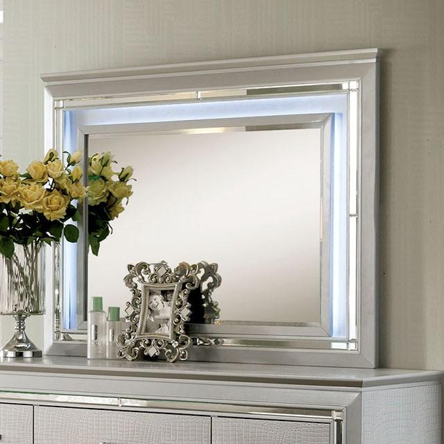 BELLANOVA Silver Mirror - Furniture 4 Less Outlet (Salinas,CA)