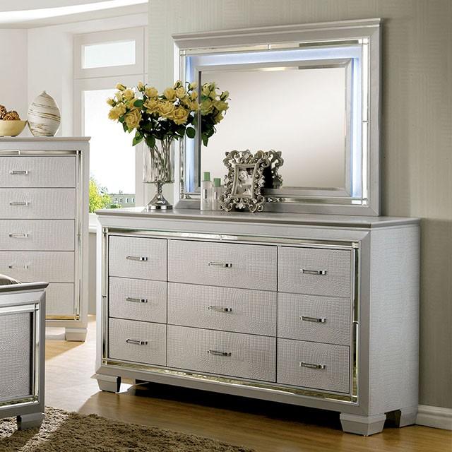 BELLANOVA Silver Dresser - Furniture 4 Less Outlet (Salinas,CA)