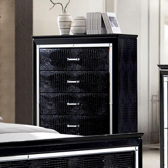 BELLANOVA Black Chest - Furniture 4 Less Outlet (Salinas,CA)