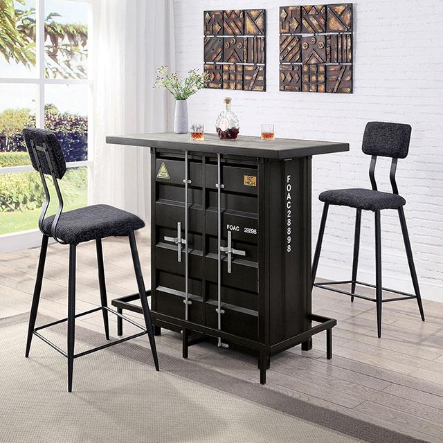 ESDARGO Bar Ht. Table w/ LED Light - Furniture 4 Less Outlet (Salinas,CA)
