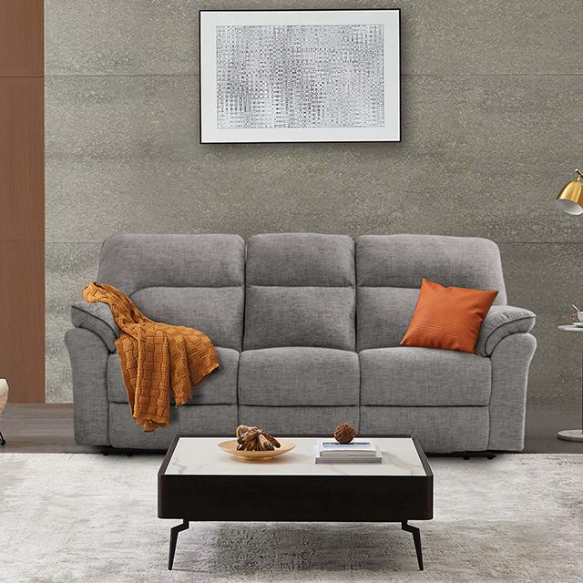 JOSIAS Sofa, Light Gray Fabric - Furniture 4 Less Outlet (Salinas,CA)