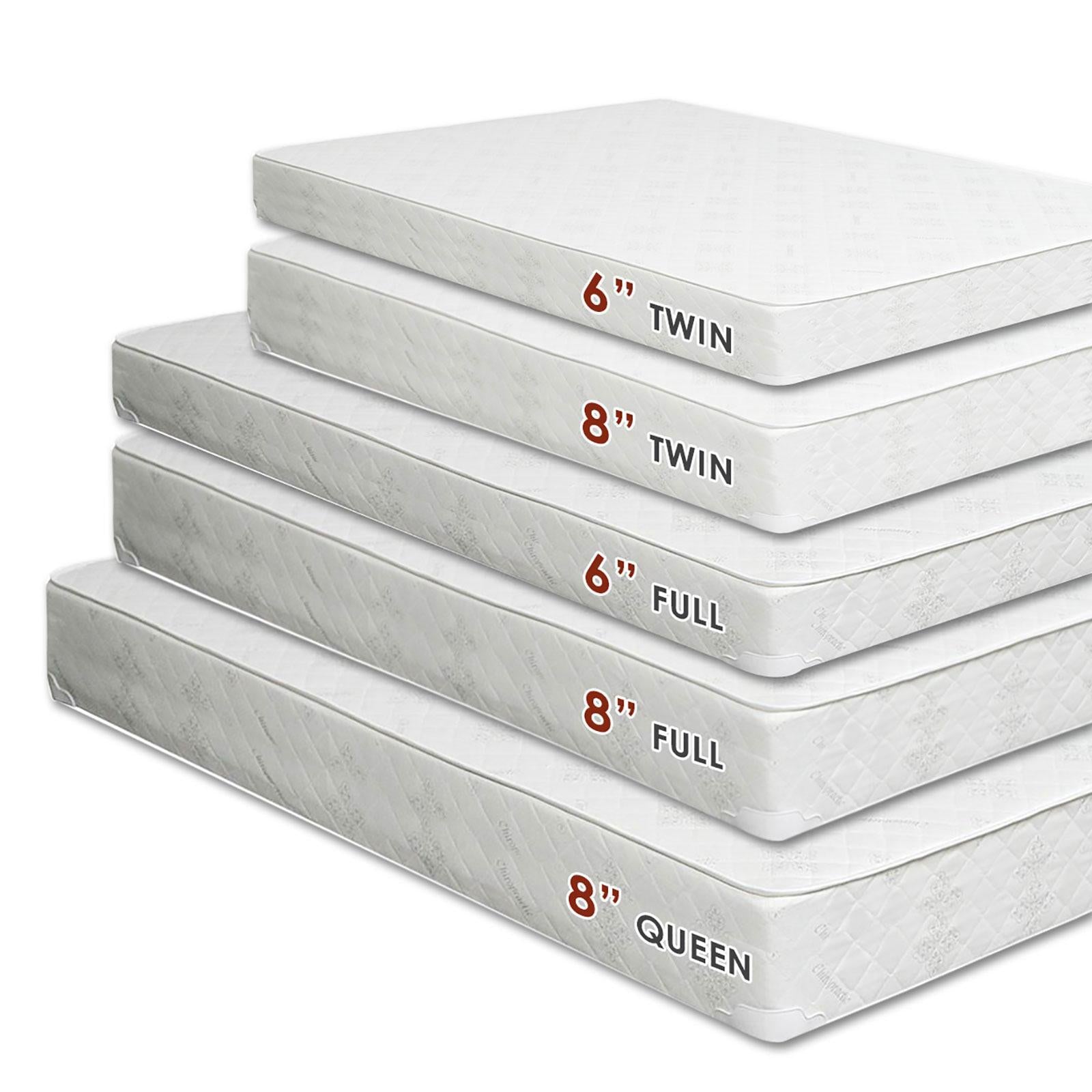 Daisy White 6" Bunkie Board Combo Mattress - Twin XL - Furniture 4 Less Outlet (Salinas,CA)