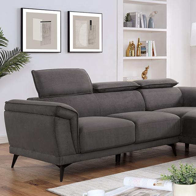 NAPANEE Sectional, Dark Gray - Furniture 4 Less Outlet (Salinas,CA)