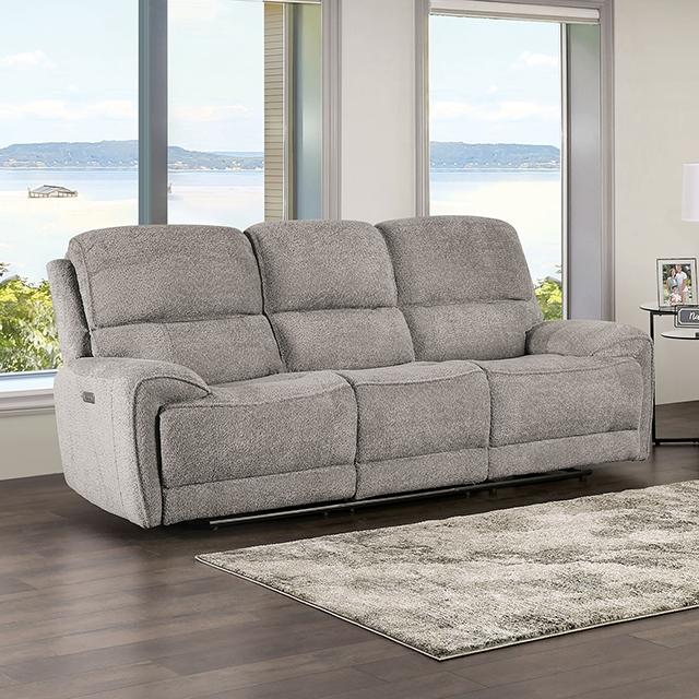 MORCOTE Power Sofa, Light Gray - Furniture 4 Less Outlet (Salinas,CA)