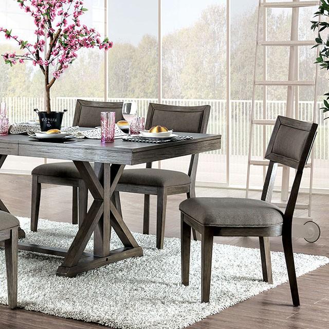 Leeds Gray Dining Table - Furniture 4 Less Outlet (Salinas,CA)