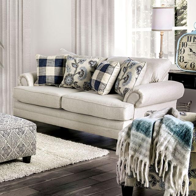 Nash Ivory Love Seat - Furniture 4 Less Outlet (Salinas,CA)
