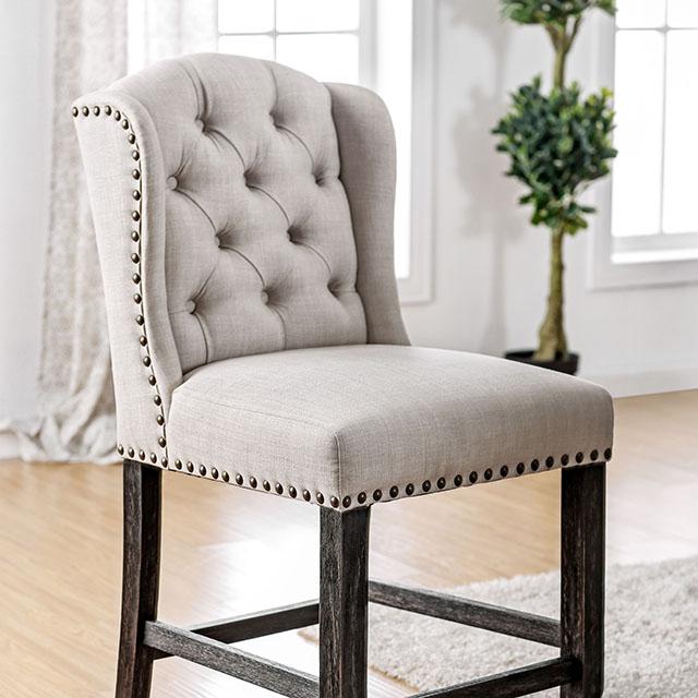 SANIA Counter Ht. Wingback Chair (2/CTN) - Furniture 4 Less Outlet (Salinas,CA)