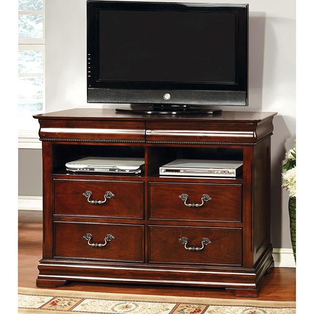 Mandura Cherry Media Chest - Furniture 4 Less Outlet (Salinas,CA)