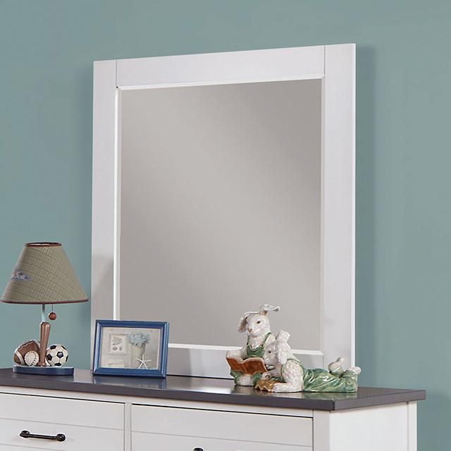 PRIAM Mirror, White/Gray - Furniture 4 Less Outlet (Salinas,CA)