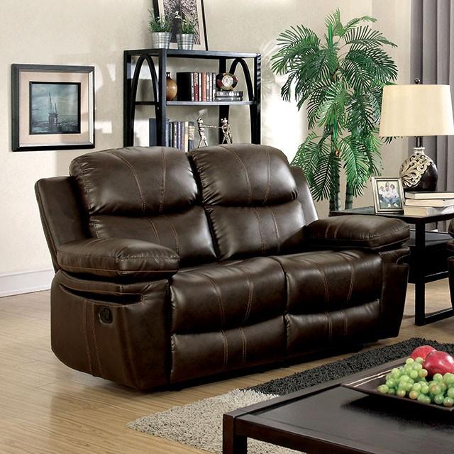 Listowel Brown Love Seat - Furniture 4 Less Outlet (Salinas,CA)