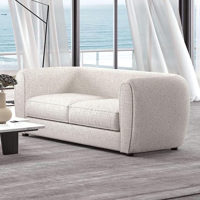 VERDAL Loveseat, Off-White - Furniture 4 Less Outlet (Salinas,CA)