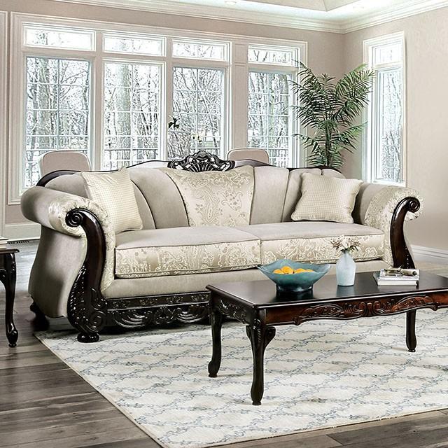 Newdale Ivory Sofa - Furniture 4 Less Outlet (Salinas,CA)