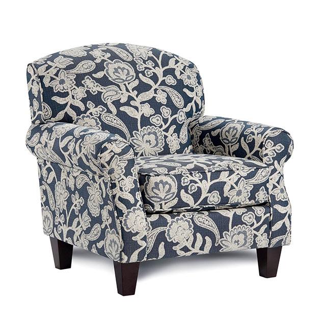 PORTHCAWL Accent Chair, Floral - Furniture 4 Less Outlet (Salinas,CA)
