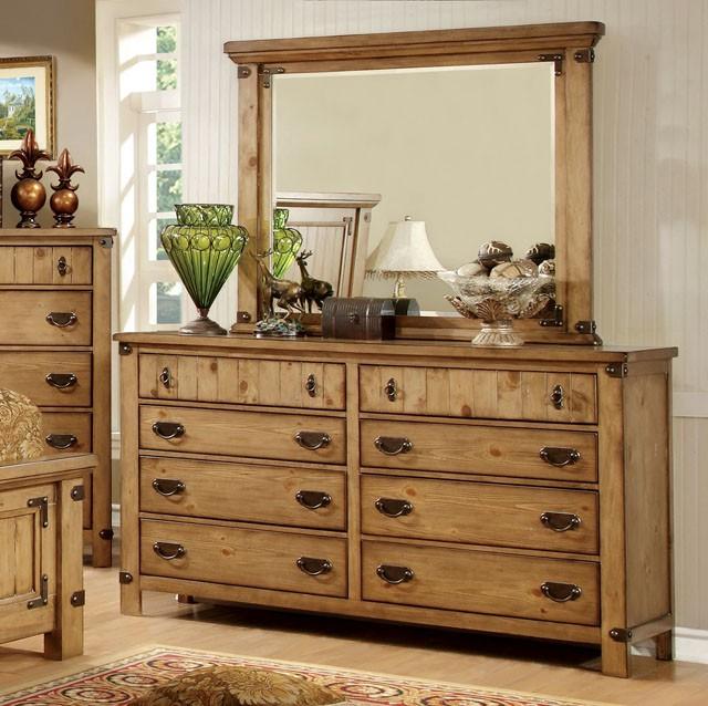 PIONEER Weathered Elm Dresser - Furniture 4 Less Outlet (Salinas,CA)