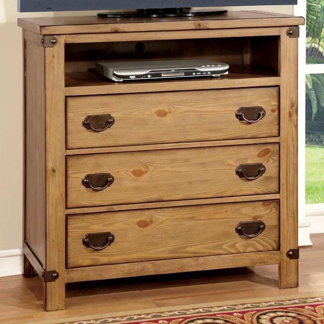 PIONEER Weathered Elm Media Chest - Furniture 4 Less Outlet (Salinas,CA)