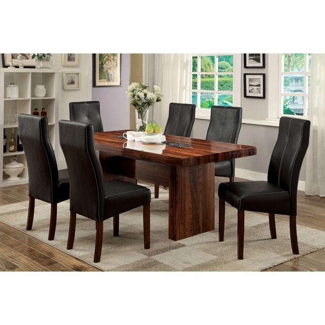 BONNEVILLE I Brown Cherry Dining Table - Furniture 4 Less Outlet (Salinas,CA)