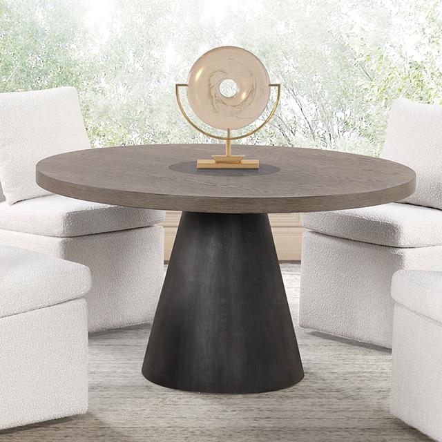 Broager 5 Pc Dining Table Set (Light Gray Caster Chairs) - Furniture 4 Less Outlet (Salinas,CA)
