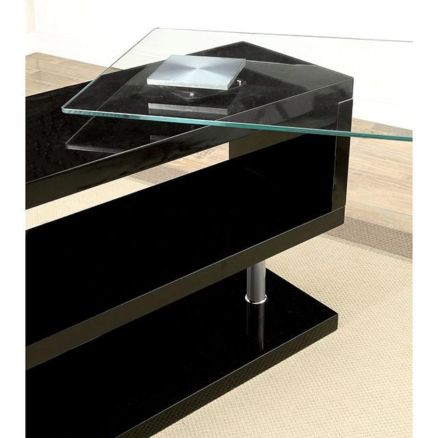 BRONWEN Black Desk - Furniture 4 Less Outlet (Salinas,CA)