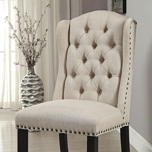 Wingback Chair, Beige (2/CTN) - Furniture 4 Less Outlet (Salinas,CA)