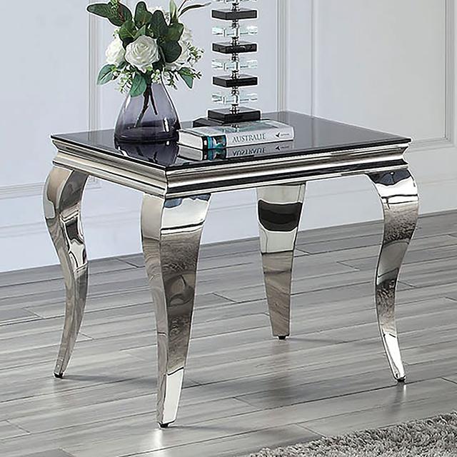 WETZIKON End Table, Black - Furniture 4 Less Outlet (Salinas,CA)