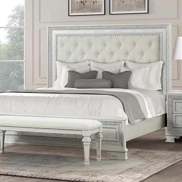 Stella Mia Bed White & White - Furniture 4 Less Outlet (Salinas,CA)