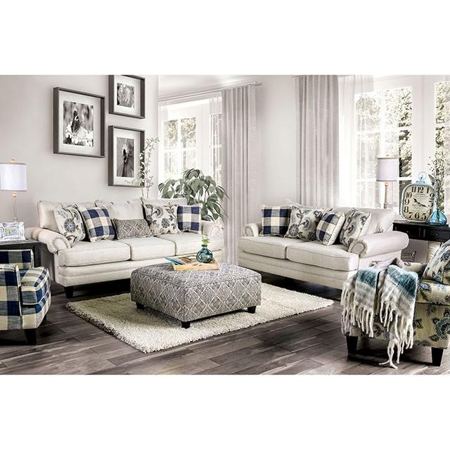 Nash Ivory Sofa - Furniture 4 Less Outlet (Salinas,CA)