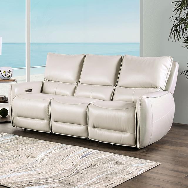 PHINEAS Power Sofa, Beige - Furniture 4 Less Outlet (Salinas,CA)