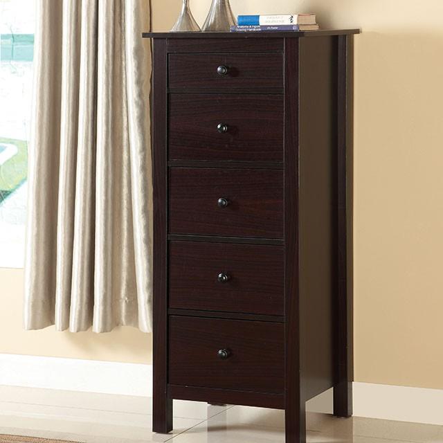 Launces Espresso Storage Chest - Furniture 4 Less Outlet (Salinas,CA)
