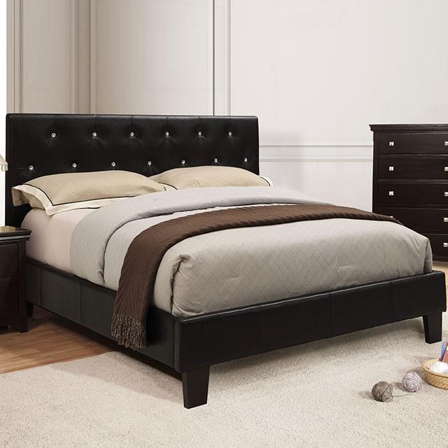 Velen Black Cal.King, E.King, Full, & Twin Bed Black & White - Furniture 4 Less Outlet (Salinas,CA)