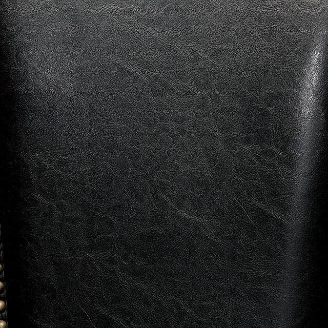 MELINA Brown Cherry/Black Arm Chair - Furniture 4 Less Outlet (Salinas,CA)