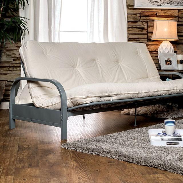 KNOX White 8" White Futon Mattress - Furniture 4 Less Outlet (Salinas,CA)
