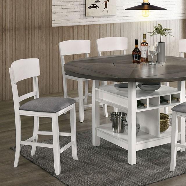 STACIE Counter Ht. Round Dining Table - Furniture 4 Less Outlet (Salinas,CA)