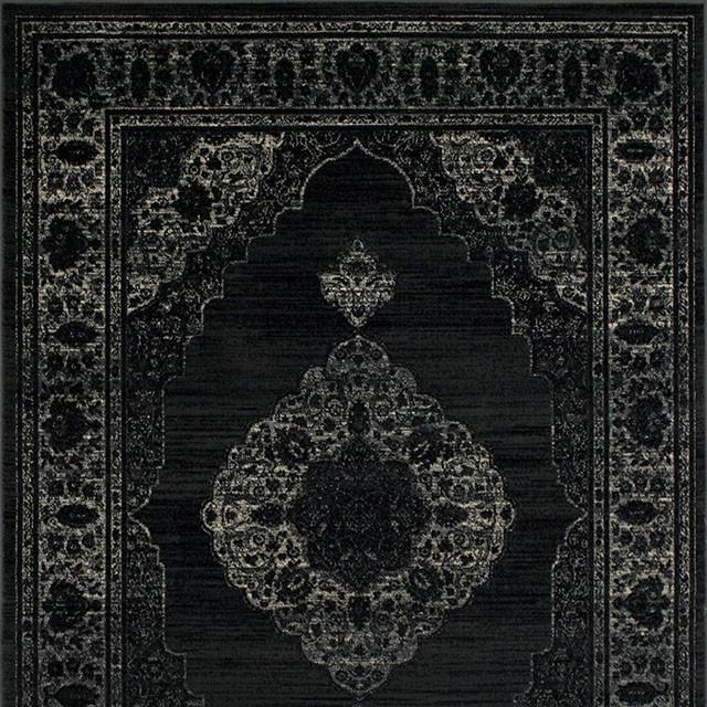 Kozlu Dark Gray 5' X 7' Area Rug - Furniture 4 Less Outlet (Salinas,CA)