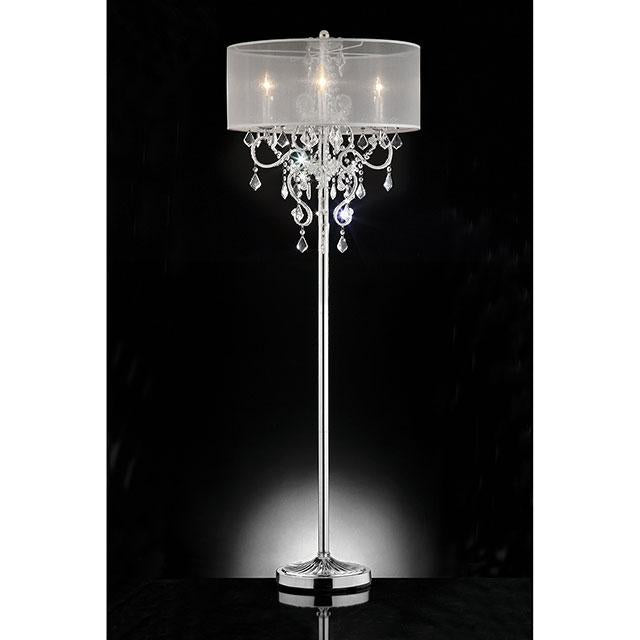 Rigel Silver 63"H Floor Lamp - Furniture 4 Less Outlet (Salinas,CA)