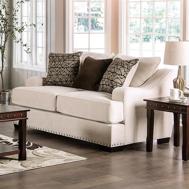 SONORA Loveseat, Beige - Furniture 4 Less Outlet (Salinas,CA)