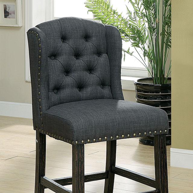 SANIA Counter Ht. Wingback Chair (2/CTN) - Furniture 4 Less Outlet (Salinas,CA)