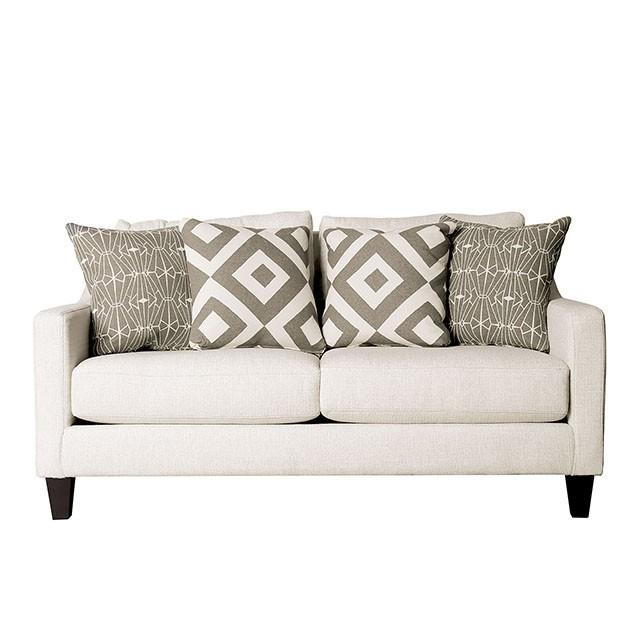 PARKER Ivory Love Seat - Furniture 4 Less Outlet (Salinas,CA)