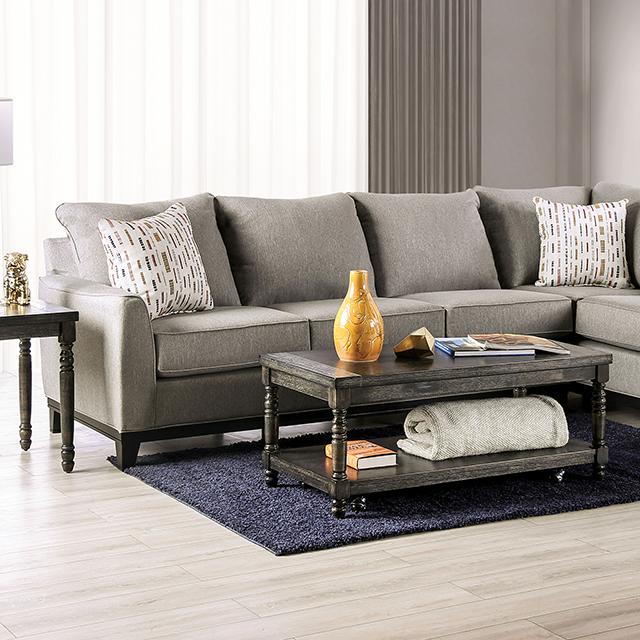 LANTWIT Sectional, Light Gray - Furniture 4 Less Outlet (Salinas,CA)