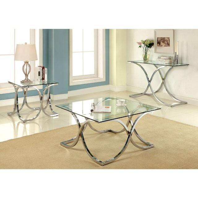 LUXA Chrome End Table - Furniture 4 Less Outlet (Salinas,CA)
