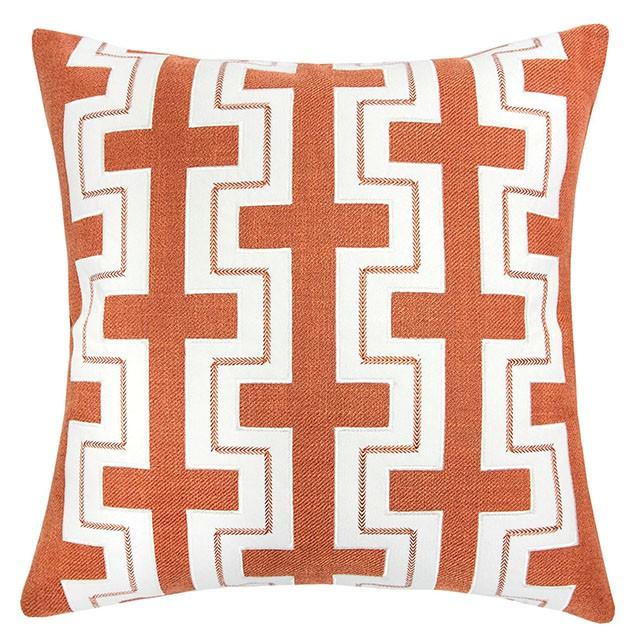 Kari Orange 20" X 20" Pillow, Spice - Furniture 4 Less Outlet (Salinas,CA)