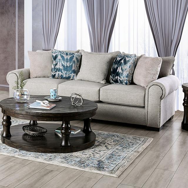 LAREDO Sofa, Beige - Furniture 4 Less Outlet (Salinas,CA)