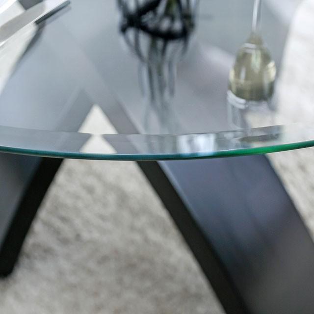 Jasmin Black/White Round Dining Table - Furniture 4 Less Outlet (Salinas,CA)