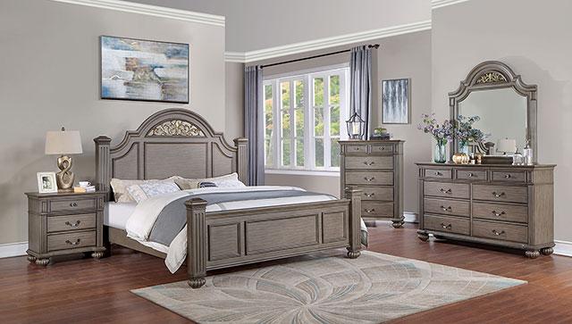 SYRACUSE Night Stand, Gray - Furniture 4 Less Outlet (Salinas,CA)