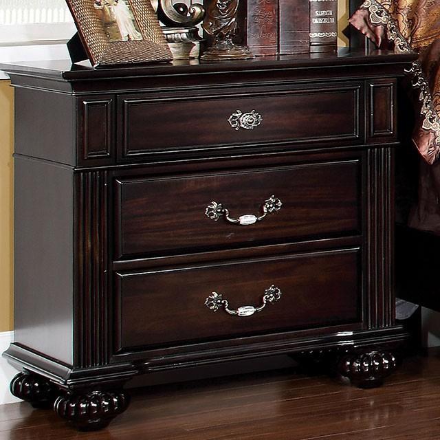 Syracuse Dark Walnut Night Stand - Furniture 4 Less Outlet (Salinas,CA)